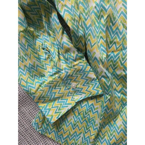 Westbound "Wrinkle Free" Long Sleeve Lightweight Button Up Green Chambray 2X - Picture 9 of 11